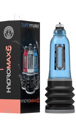 Bathmate Hydromax5 Penis Pump Waterproof Aqua Blue