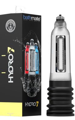 Bathmate Hydro7 Penis Pump Waterproof Crystal Clear