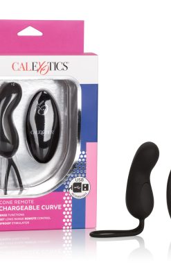 Silicone Remote Rechargeable Curve - Black