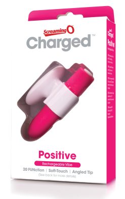 Charged Positive Rechargeable Vibe - Strawberry