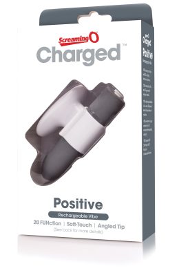 Charged Positive Rechargeable Vibe - Grey