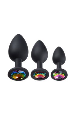 Cloud 9 Novelties Gems Jeweled Silicone Anal Plug