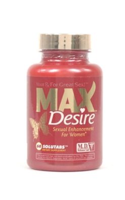 Max Desire - Cap Bottle - 60 Solutabs