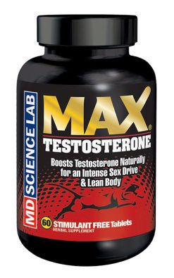 Max Testoterone - 60 Count Bottle