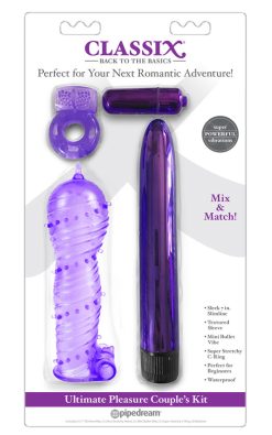 Classix Ultimate Pleasure Couples Kit - Purple