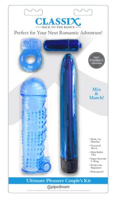 Classix Ultimate Pleasure Couples Kit - Blue