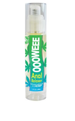 Oooweee Anal Relaxer Silicone Lubricant Plus Hemp - 1.7 Fl. Oz. / 50 m
