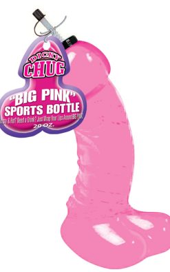 Dicky Chug Sports Bottle - Big Pink