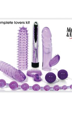 Adam and Eve the Complete Lovers Kit - Purple