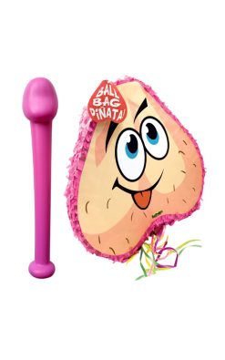 Bachelorette Pecker Bat & Balls Pinata