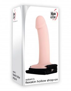 Adam's Flexskin Hollow Strap-on - Flesh