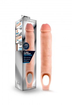 Performance - 11.5 Inch Cock Sheath Penis Extender - Vanilla