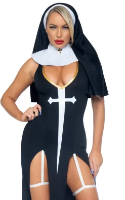 Sultry Sinner Nun Costume