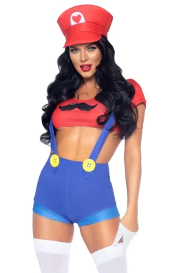 Gamer Babe Sexy Costume With Hat