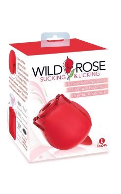 Wild Rose Sucking and Licking - Red