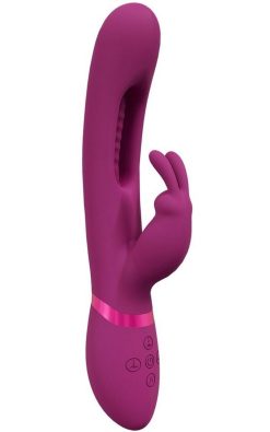 Vive Mika Rechargeable Triple Motor Vibrating Rabbit with G-Spot Stimulator